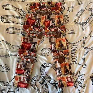 Cowboy Print Custom Made Kids Joggers